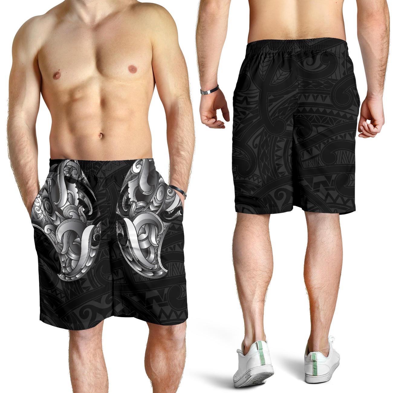 maori-ta-moko-men-shorts-new-zealand-white