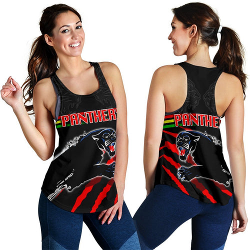 Panthers Women's Racerback Tank Claws - Vibe Hoodie