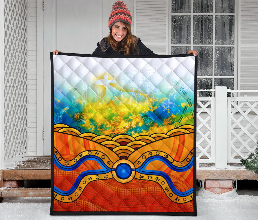 aboriginal-premium-quilt-australia-kangaroo-sky