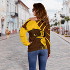Hawks Off Shoulder Sweater - Vibe Hoodie