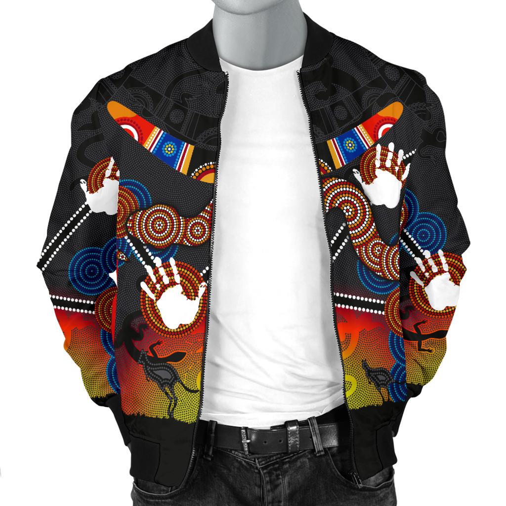 aboriginal-mens-bomber-jacket-australian-boomerang-and-snake-indigenous-art