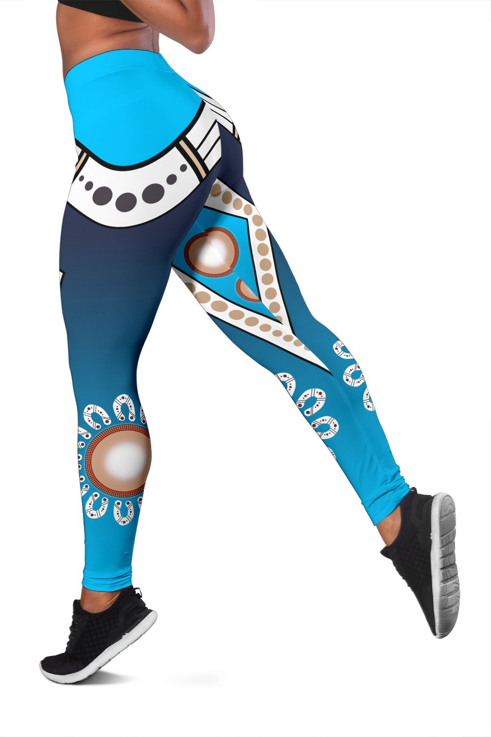 gold-coast-women-leggings-titans-gladiator-simple-indigenous