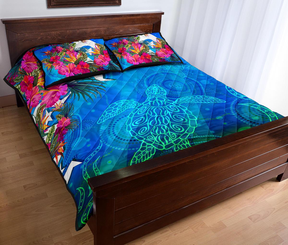 qui-bed-set-torres-strait-blue-sea-with-hibiscus