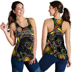 Penrith Women Racerback Tank Panthers Indigenous Vibes - Vibe Hoodie
