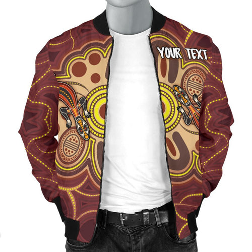 custom-aboriginal-mens-bomber-jacket-indigenous-lizard-dot-painting-art