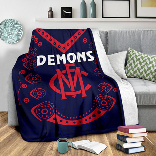 melbourne-demons-indigenous-premium-blanket-football