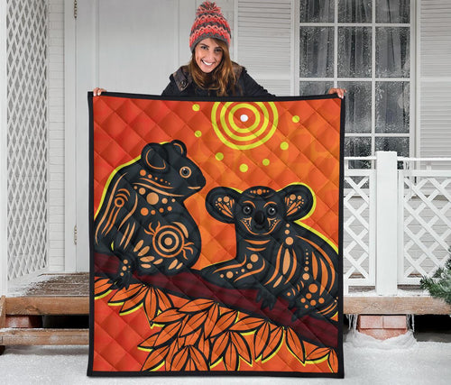 aboriginal-premium-quilt-aboriginal-dot-painting-art