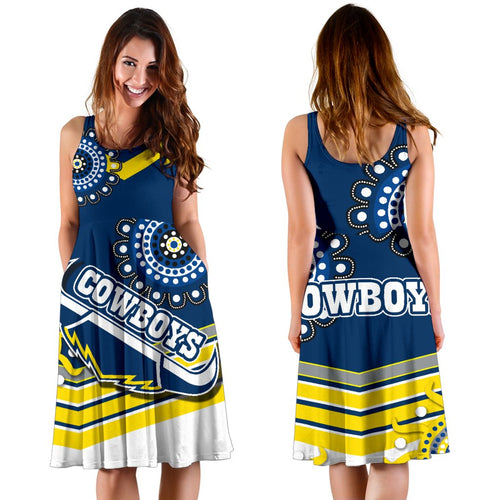Proud Cowboys Women's Dress Indigenous North Queensland - Vibe Hoodie