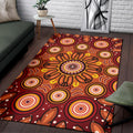 aboriginal-area-rug-circle-flowers-patterns-ver01