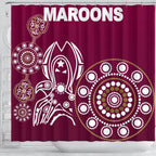 queensland-shower-curtain-maroons-simple-indigenous