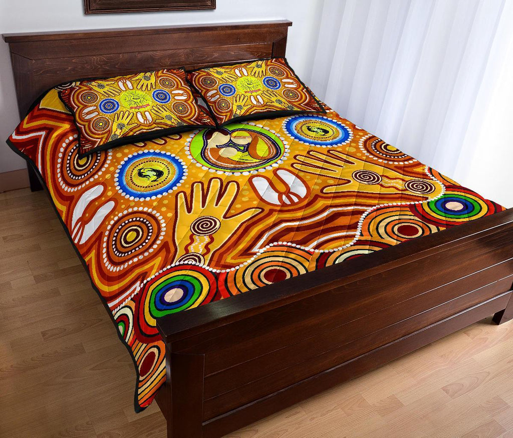 quilt-bed-sets-aboriginal-family-with-dot-painting-art