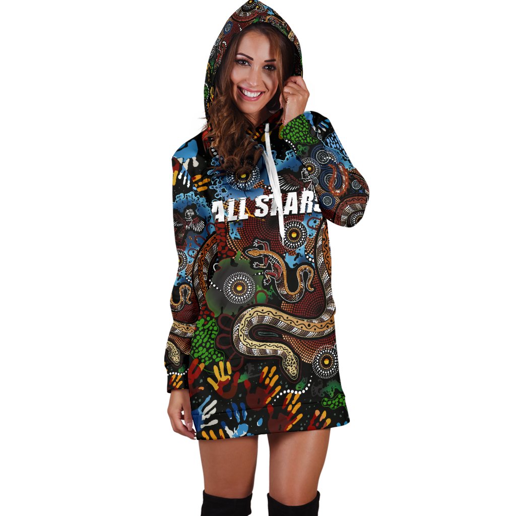 australia-indigenous-womens-hoodie-dress-all-stars