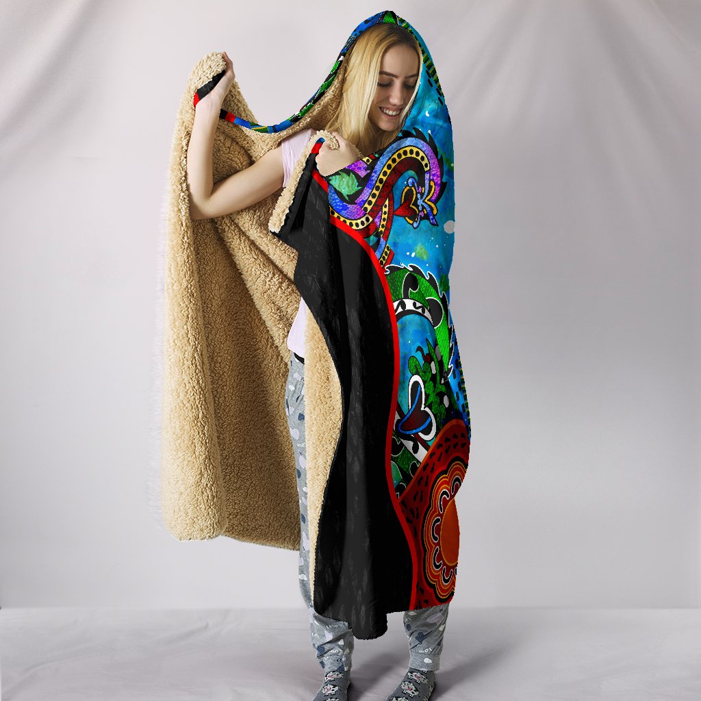 aboriginal-hooded-blanket-aussie-indigenous-patterns-blue