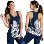 Scottish Rugby Women's Racerback Tank Thistle Vibes - Navy - Vibe Hoodie