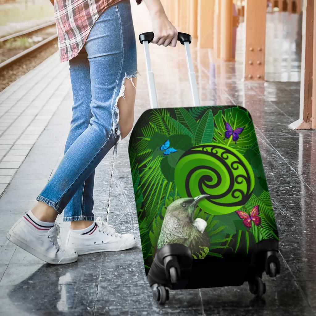 new-zealand-luggage-covers-koru-fern-mix-tui-bird-tropical-floral