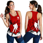 Canada Racerback Tank - Maple Leaf Hockey (Women) - Vibe Hoodie