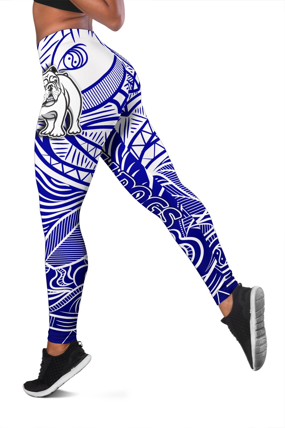 bulldogs-womens-leggings-tribal-style