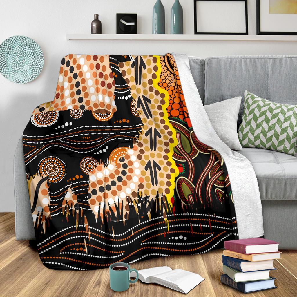 premium-blanket-australian-aboriginal-sun-and-emu