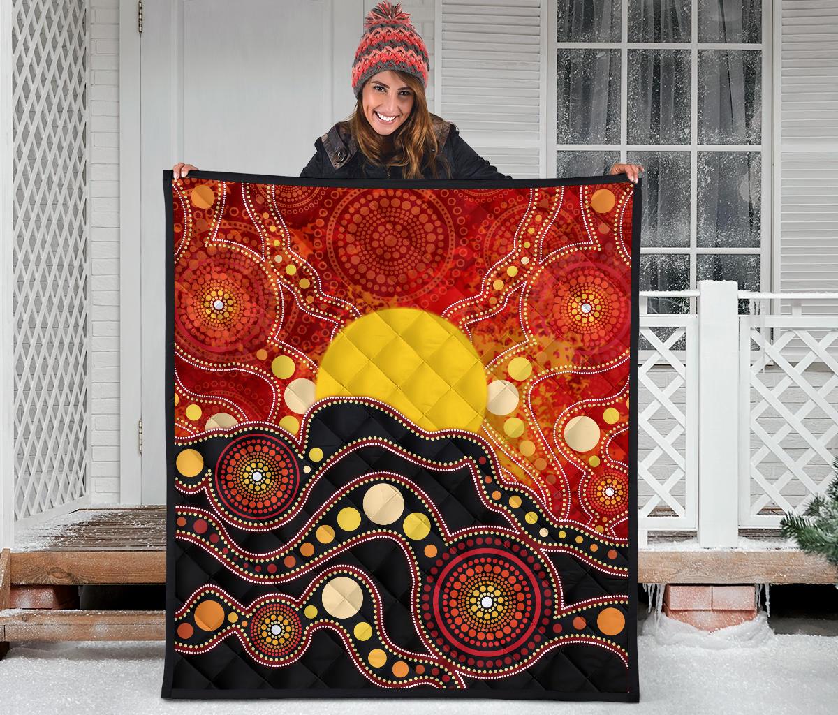 aboriginal-premium-quilt-aboriginal-lives-matter-flag-dot-painting-art