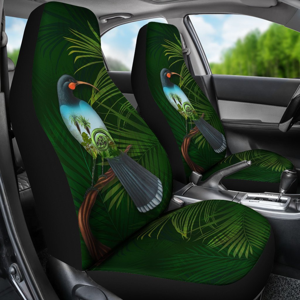 huia-bird-new-zealand-car-seat-covers