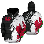 Wales Special Grunge Flag Pullover Hoodie