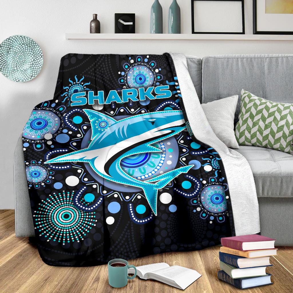 cronulla-premium-blanket-sharks-indigenous