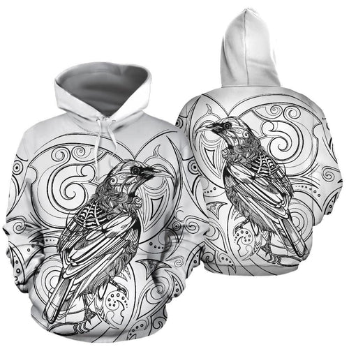 new-zealand-tui-bird-hoodie-drawing