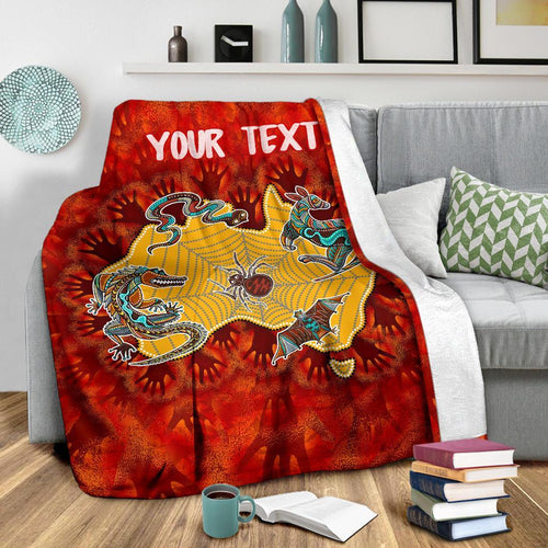 custom-aboriginal-premium-blanket-australia-map-hand-patterns-spider-web