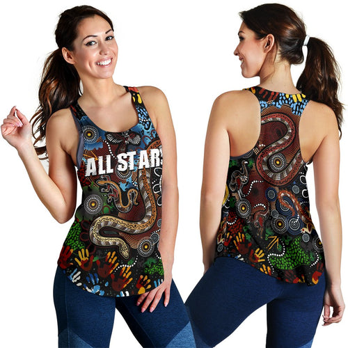 Australia Indigenous Women's Racerback Tank All Stars - Vibe Hoodie