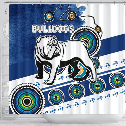 bulldogs-shower-curtain-special-indigenous