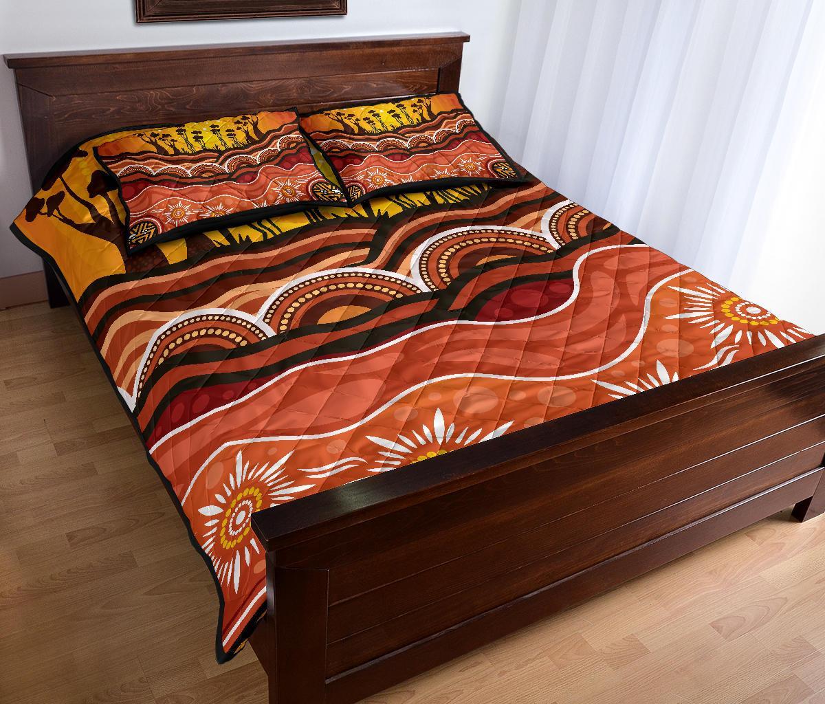 aboriginal-quilt-bed-set-boab-tree-dot-painting-ver01