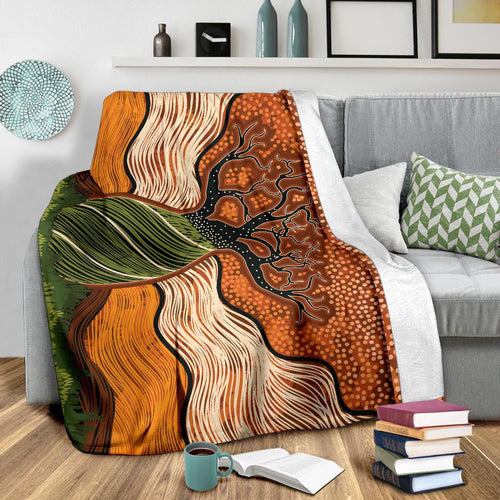 aboriginal-premium-blanket-indigenous-tree