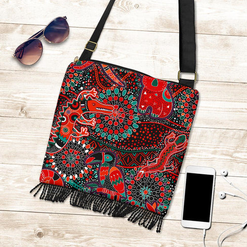 boho-handbags-aboriginal-animal-dot-acrylic-paint