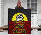 premium-quilt-aboriginal-black-lives-matter-sun-dot-painting