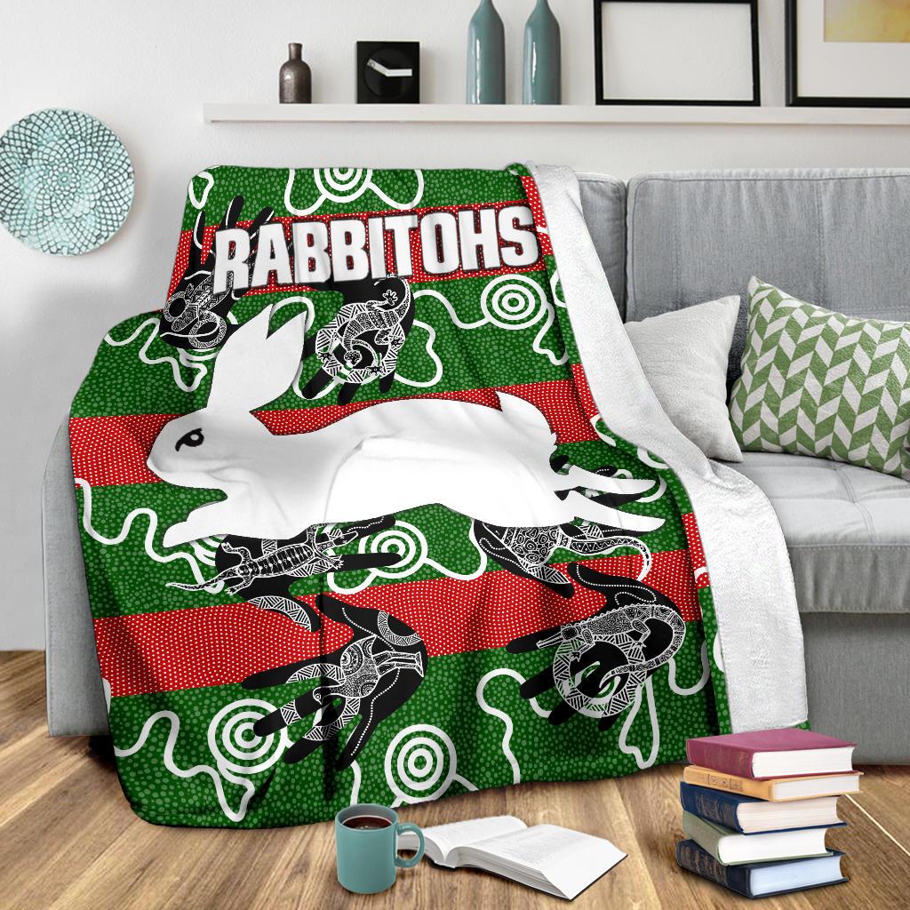 rabbitohs-premium-blanket-animals-aboriginal