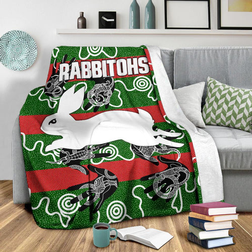rabbitohs-premium-blanket-animals-aboriginal