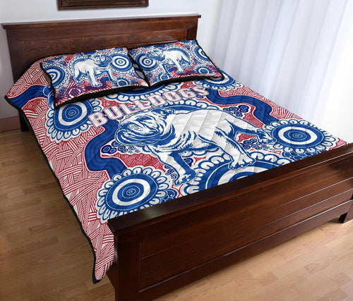 western-quilt-bed-set-bulldogs-simple-indigenous