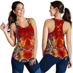 1stAustrailia Women Tank Top, Crocodile Dot Painting - Vibe Hoodie