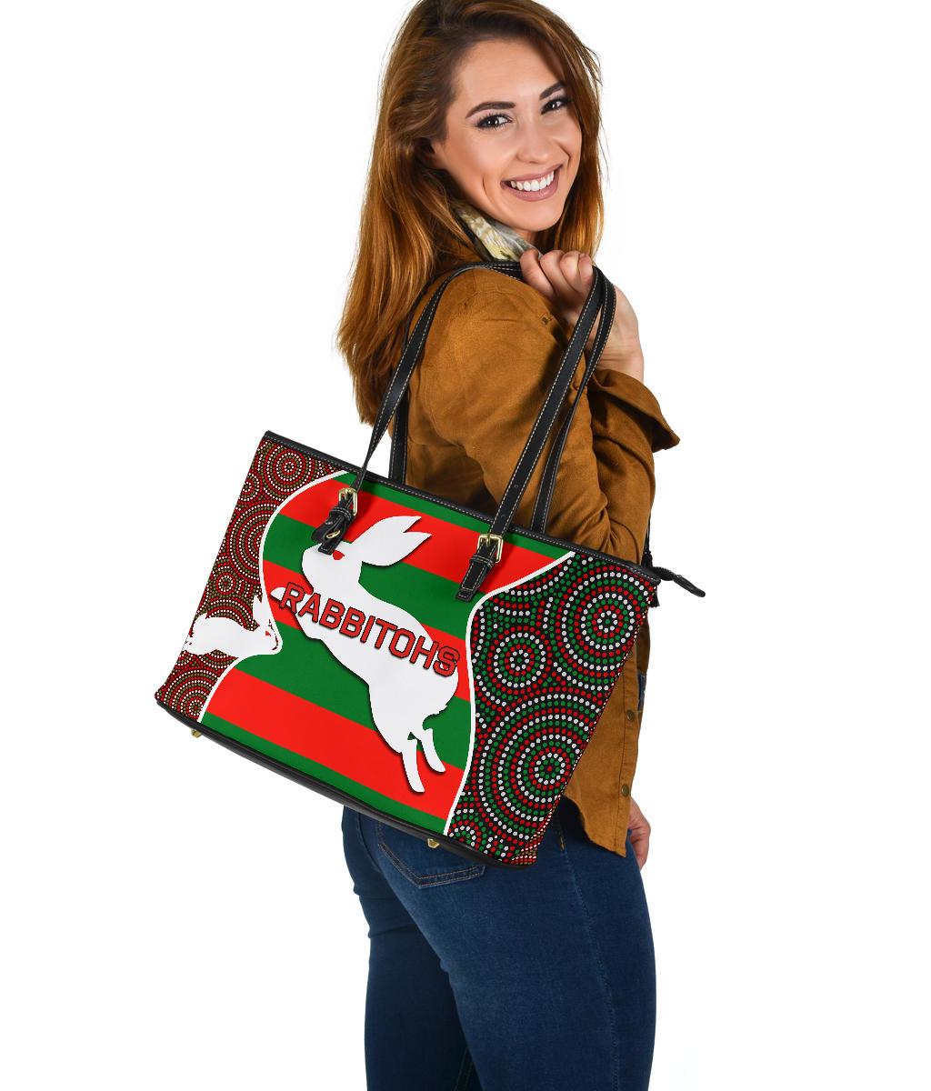 rabbitohs-large-leather-bag