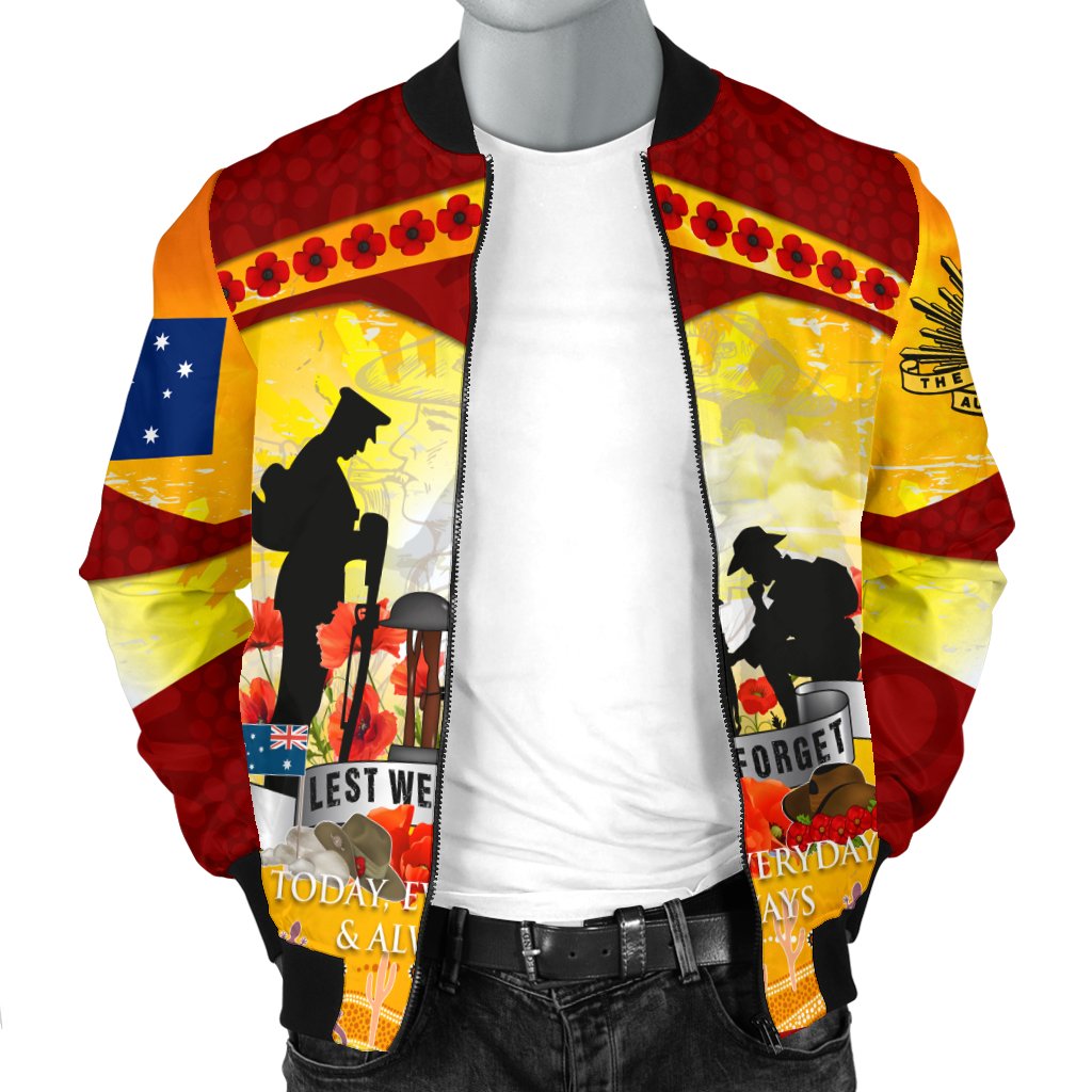 anzac-bomber-jacket-lest-we-forget-aboriginal-version