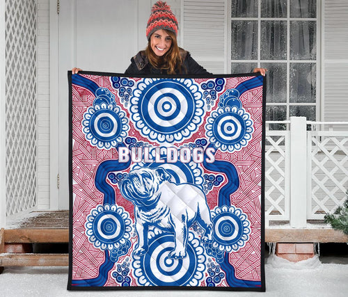 western-premium-quilt-bulldogs-simple-indigenous