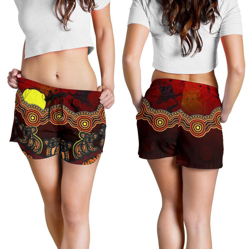 Aboriginal Women's Racerback Tank - Australian Indigenous Koala - Vibe Hoodie