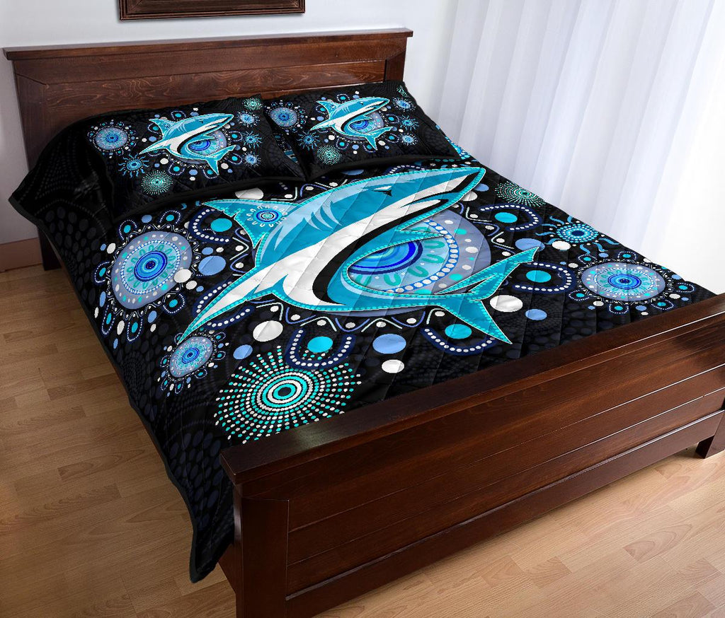 cronulla-quilt-bed-set-sharks-indigenous
