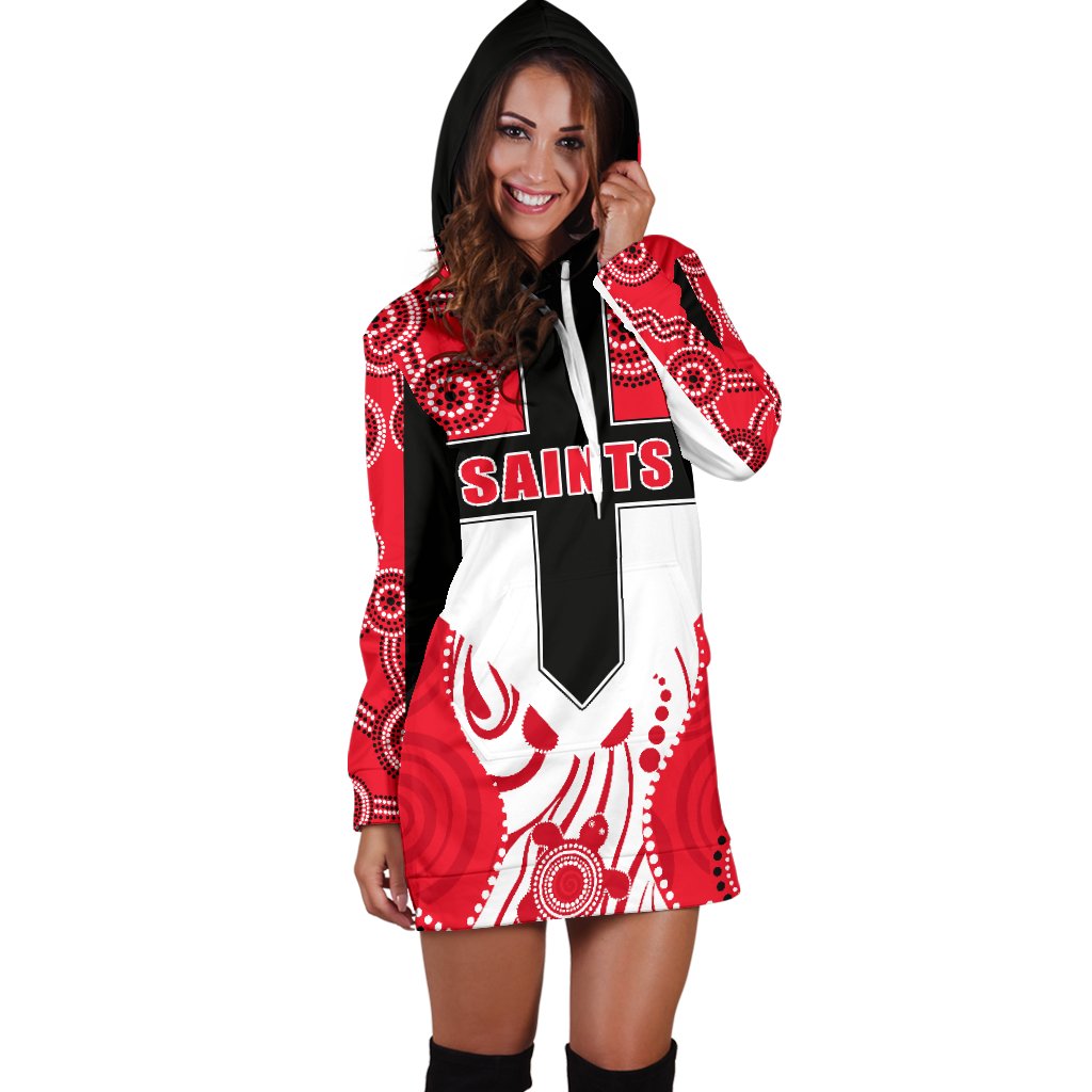 saints-enthusiasm-women-hoodie-dress-st-kilda-indigenous