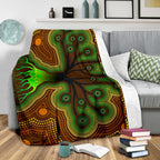 aboriginal-premium-blanket-tree-dot-painting-art