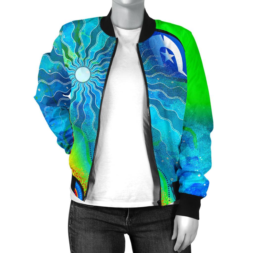 womens-bomber-jacket-torres-strait-islanders-flag-with-aboriginal-patterns-jacket