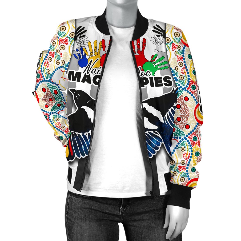 custom-personalised-magpies-naidoc-week-womens-womens-bomber-jacket-collingwood-modern-style