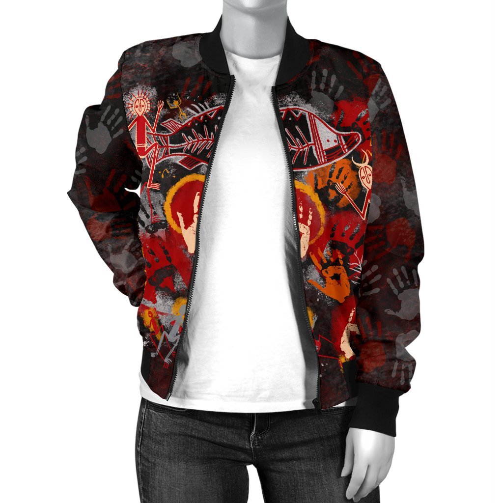 aboriginal-womens-bomber-jacket-indigenous-fish-hand-art