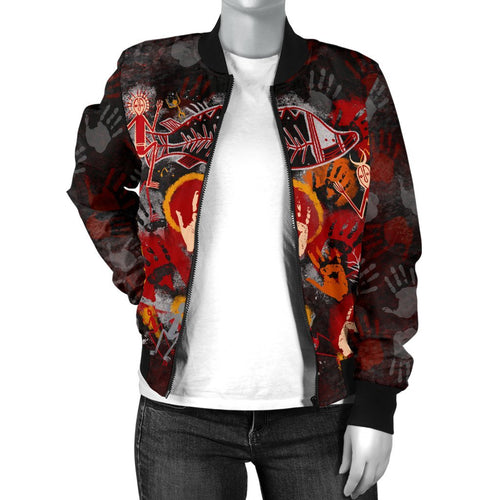 aboriginal-womens-bomber-jacket-indigenous-fish-hand-art