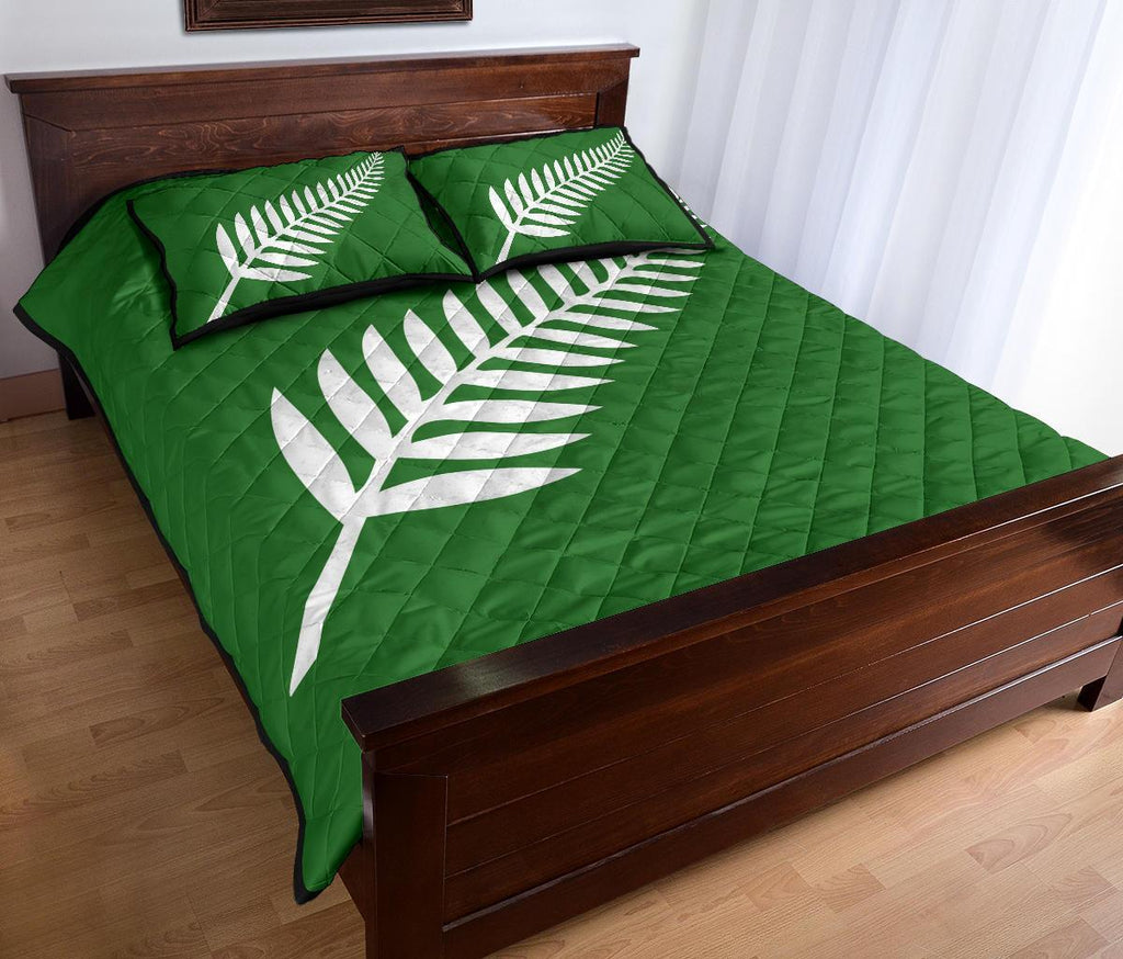 new-zealand-flag-silver-fern-green-quilt-bedding-sets